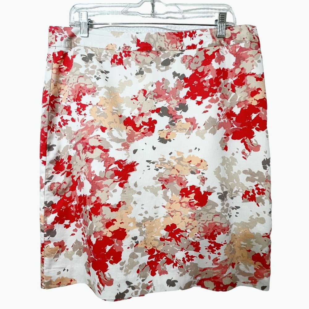 FLORAL SKIRT, SIZE 12